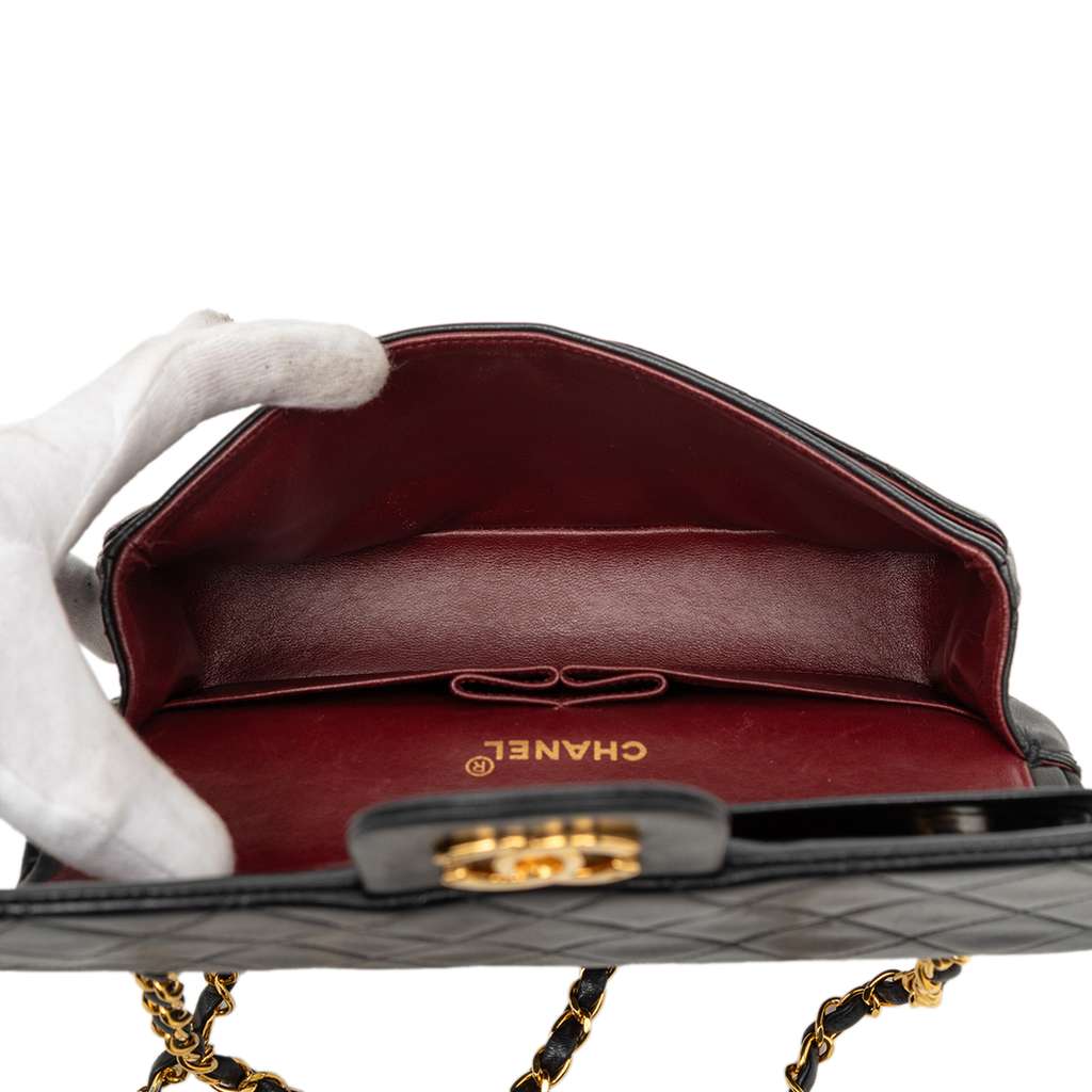 Chanel Small Classic Lambskin Double Flap - 4