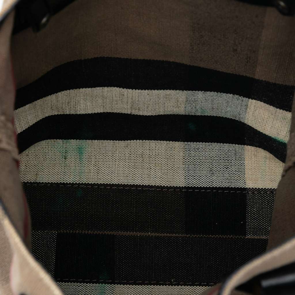 Burberry Mega Check Canvas Tottenham Brit Satchel - 4