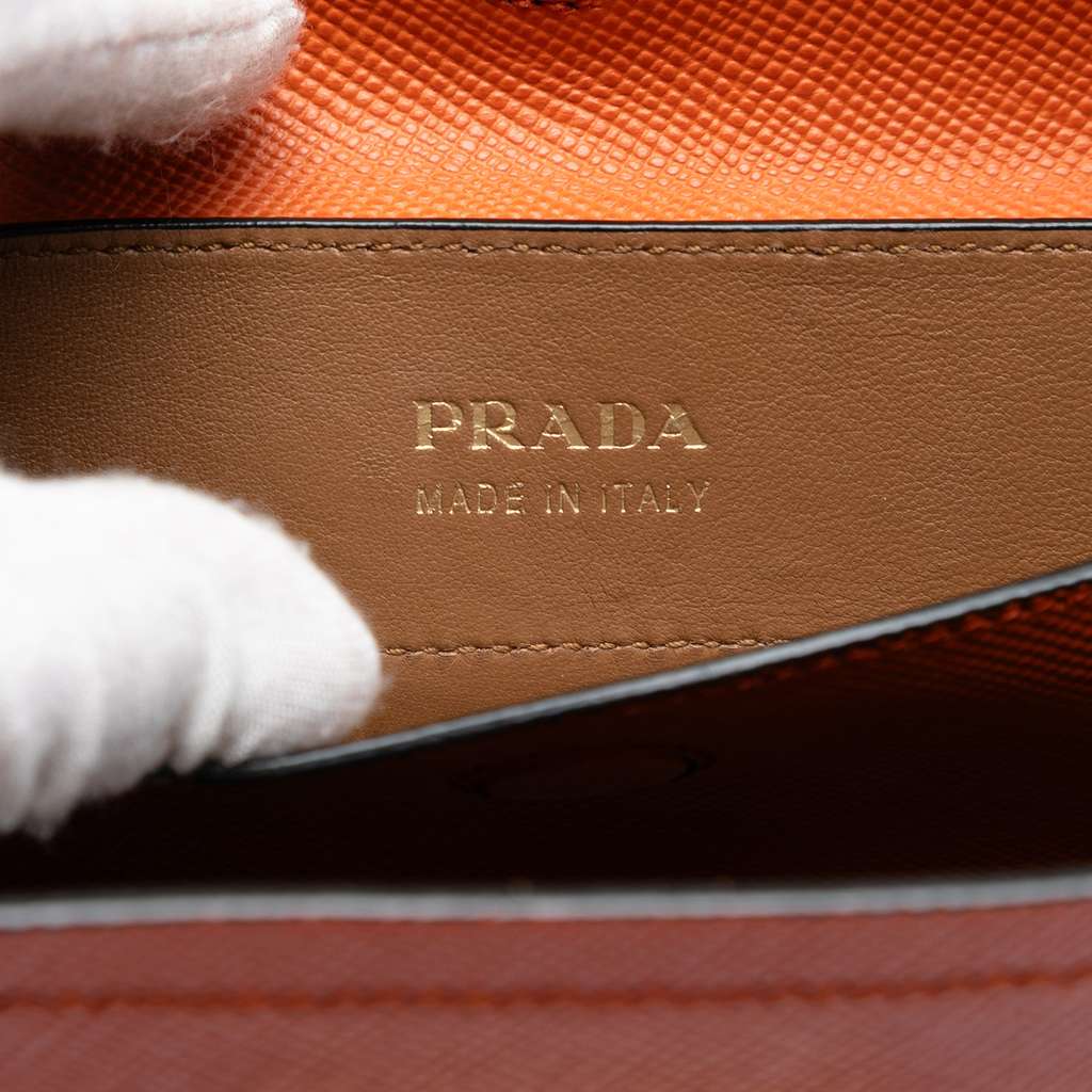 Prada Medium Saffiano Cuir Double Satchel - 5
