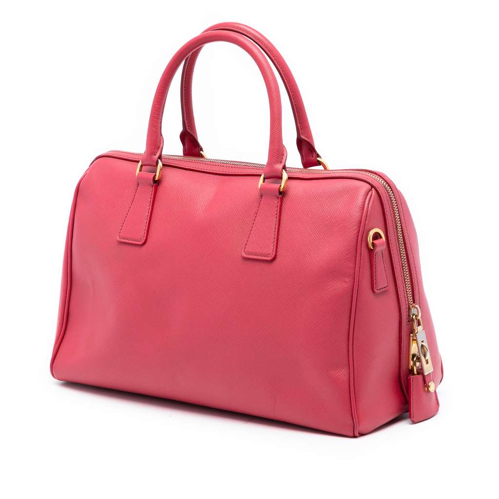 Prada Saffiano Lux Convertible Bowler Bag - 2