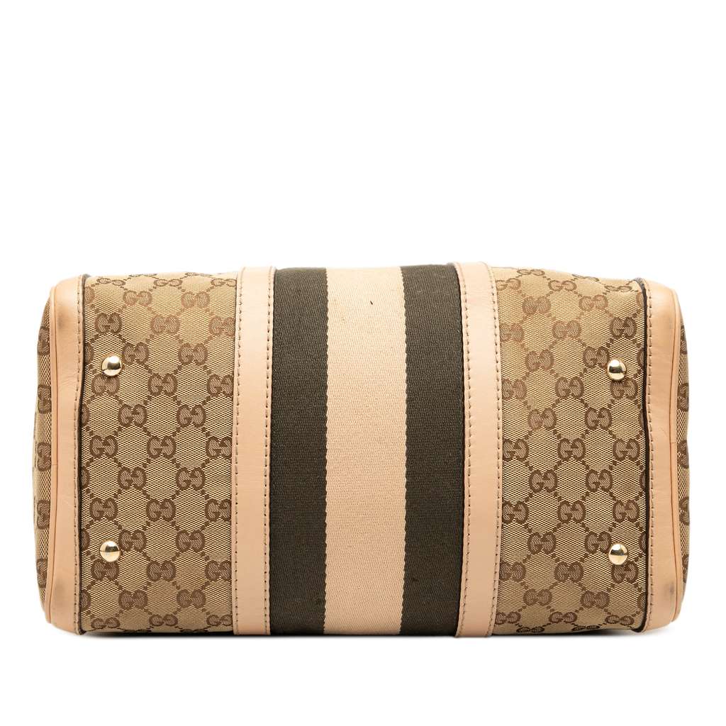 Gucci Medium GG Canvas Web Joy Boston Bag - 3
