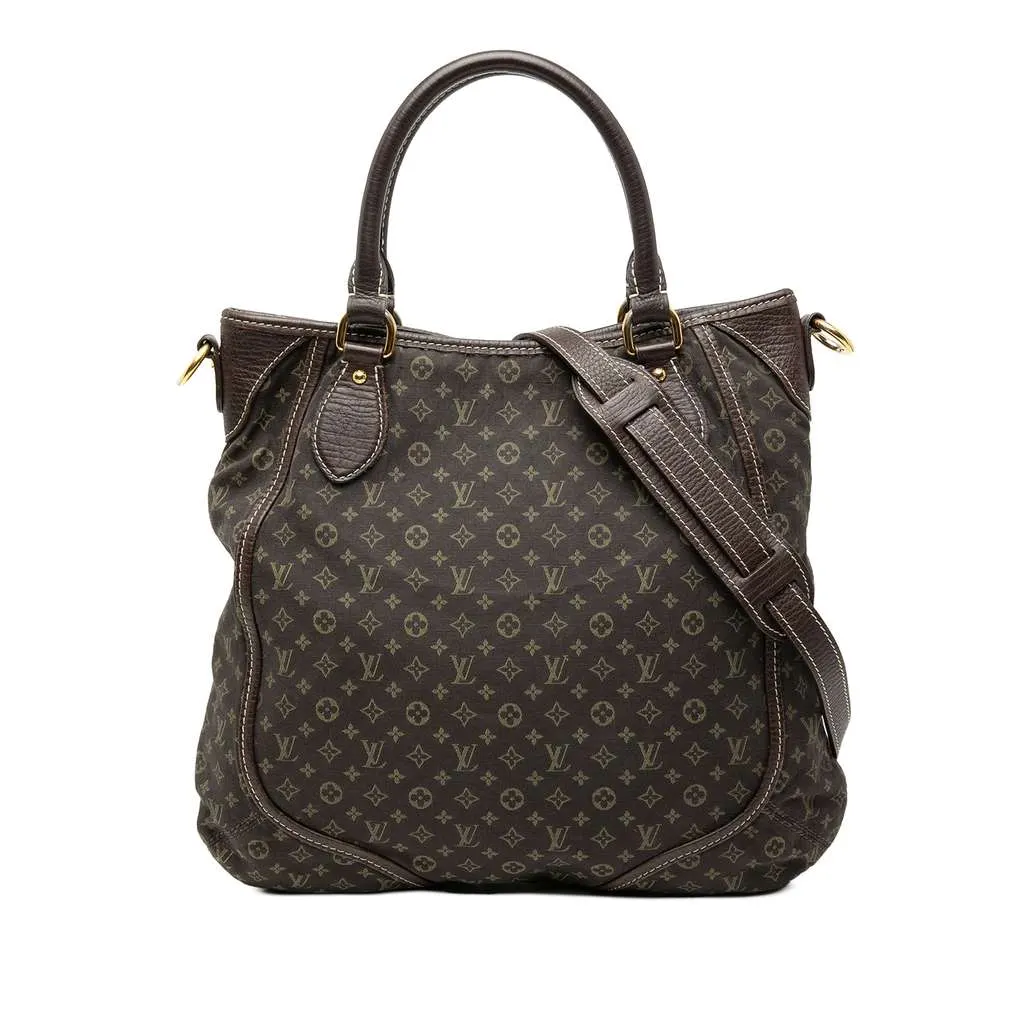 Louis Vuitton Monogram Mini Lin Besace Angele Brown Canvas Very good - Front View