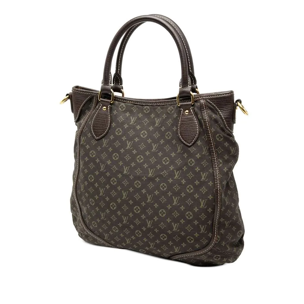 Louis Vuitton Monogram Mini Lin Besace Angele Brown Canvas Very good - Back View