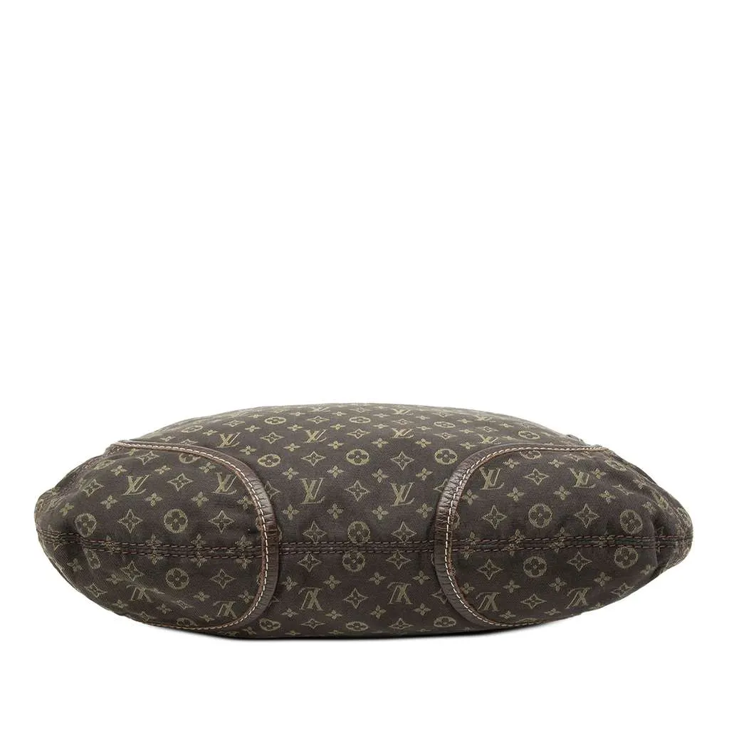 Louis Vuitton Monogram Mini Lin Besace Angele Brown Canvas Very good - Inside View