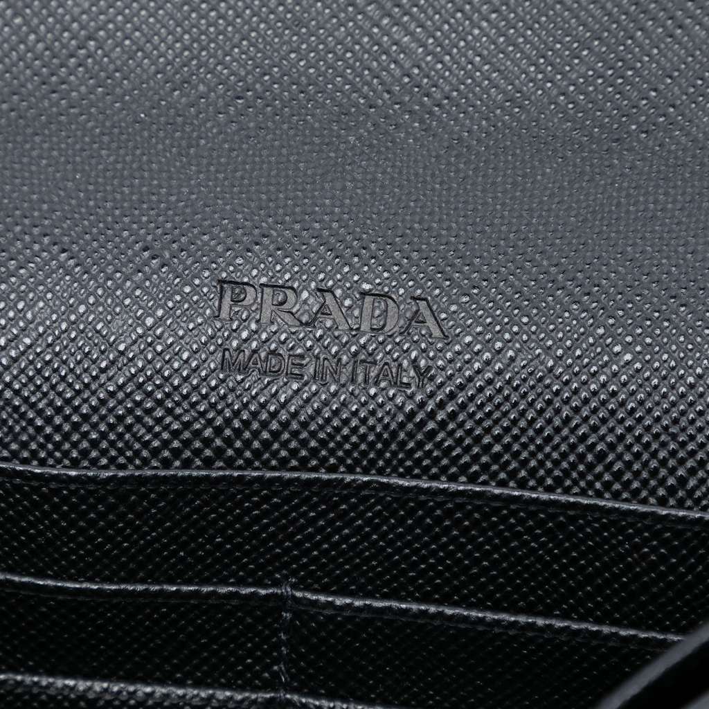 Prada Saffiano Flap Clutch - 5