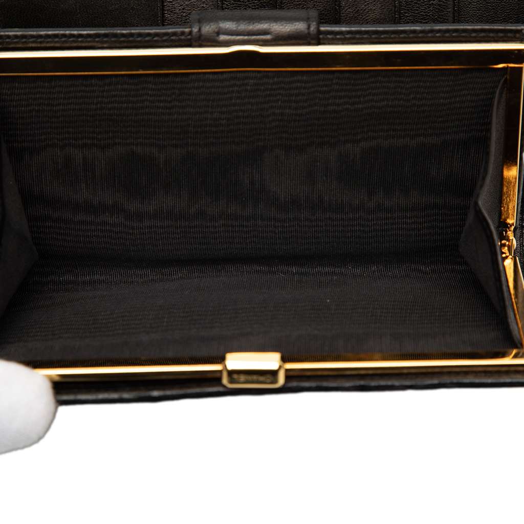 Chanel Quilted Lambskin Long French Purse Wallet - 5