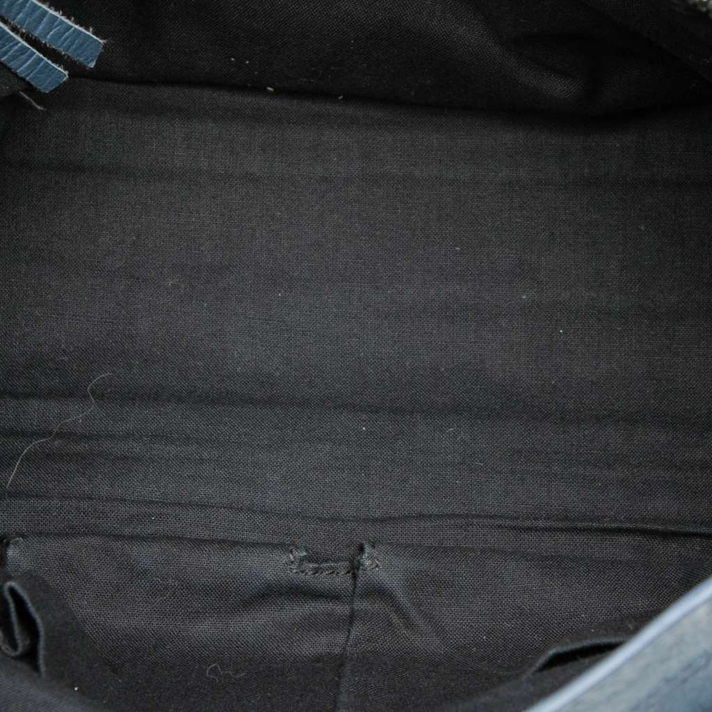 Balenciaga Small Lambskin Motocross Classic City Satchel - 4