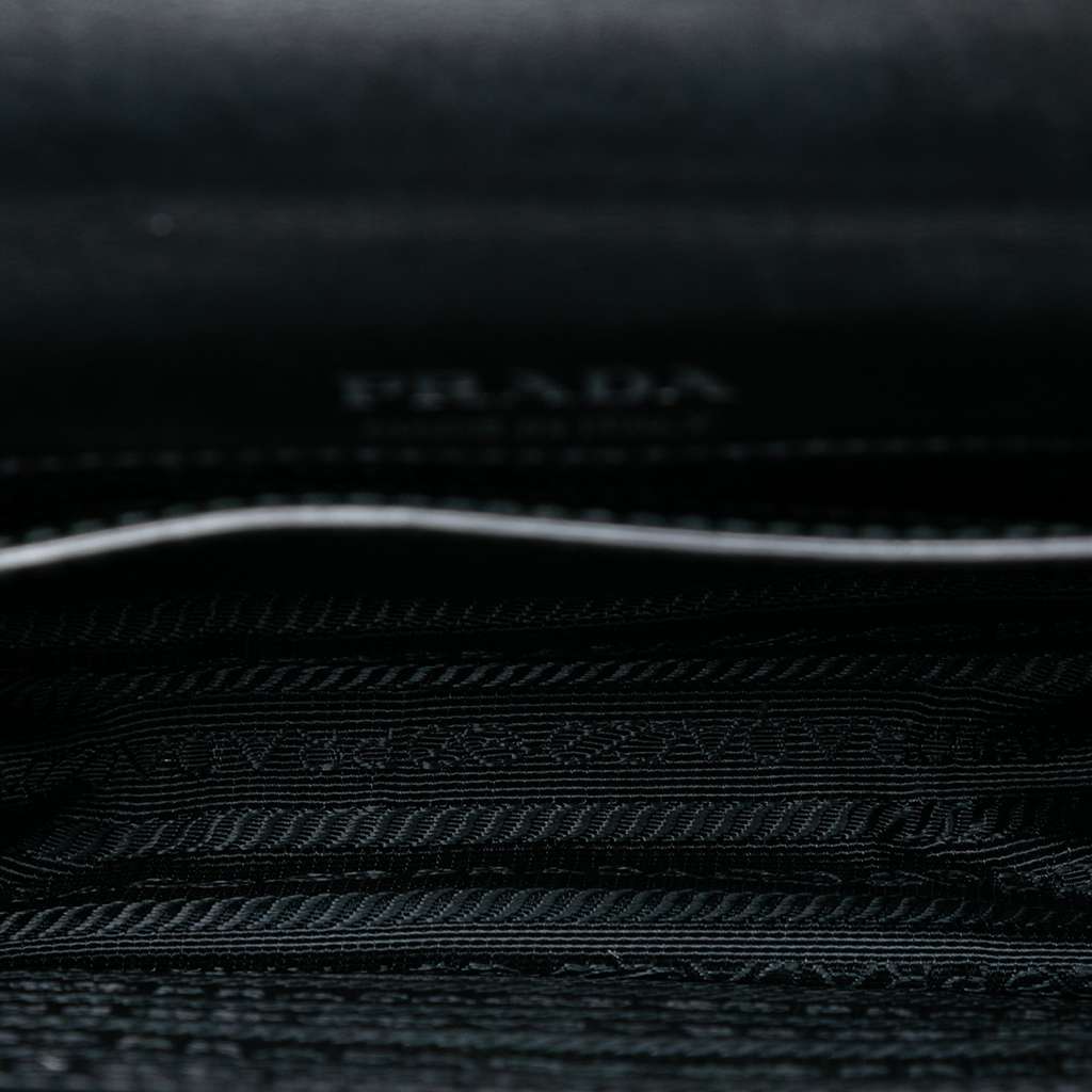 Prada City Calf Plex Ribbon Crossbody - 4