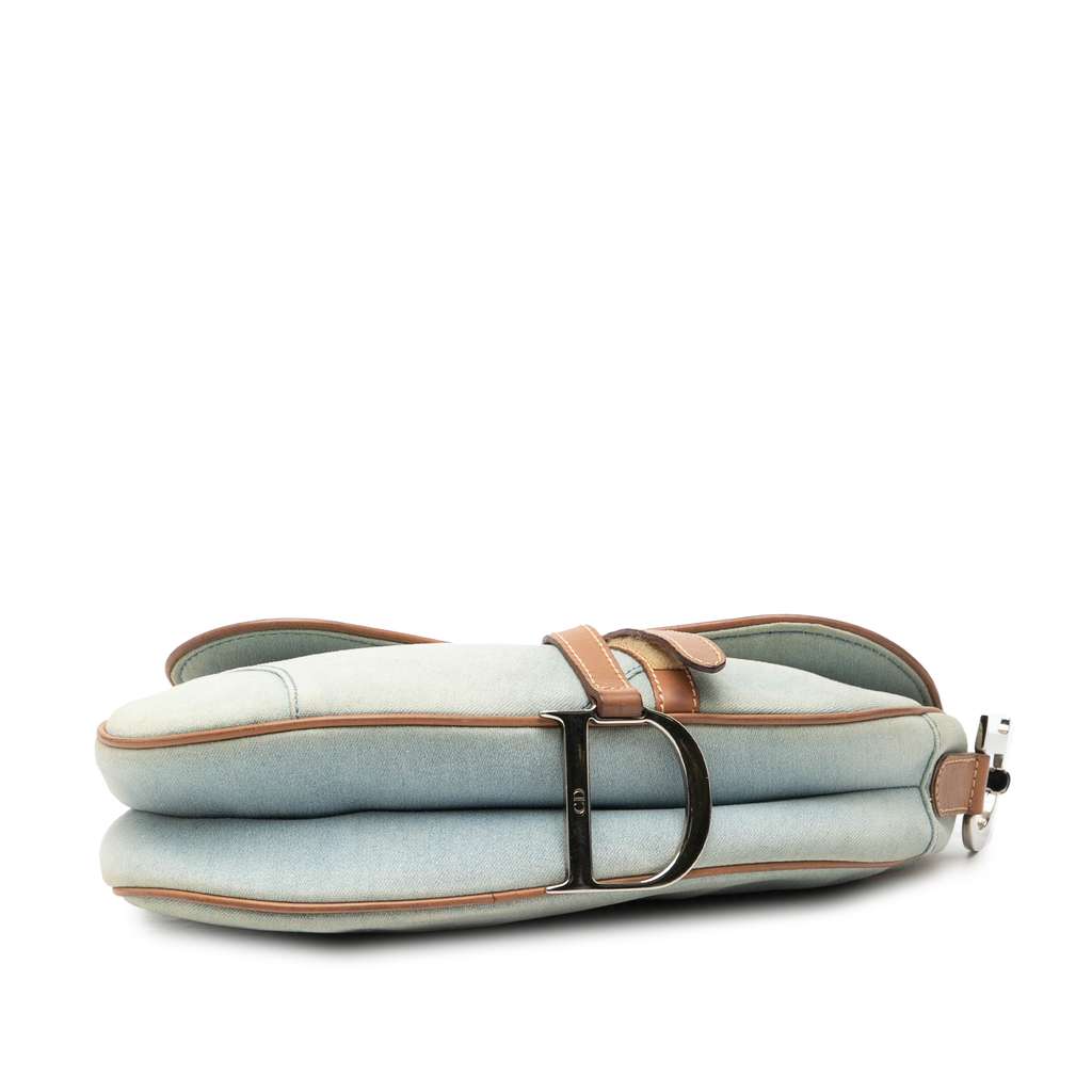 Dior Denim Saddle bag - 3