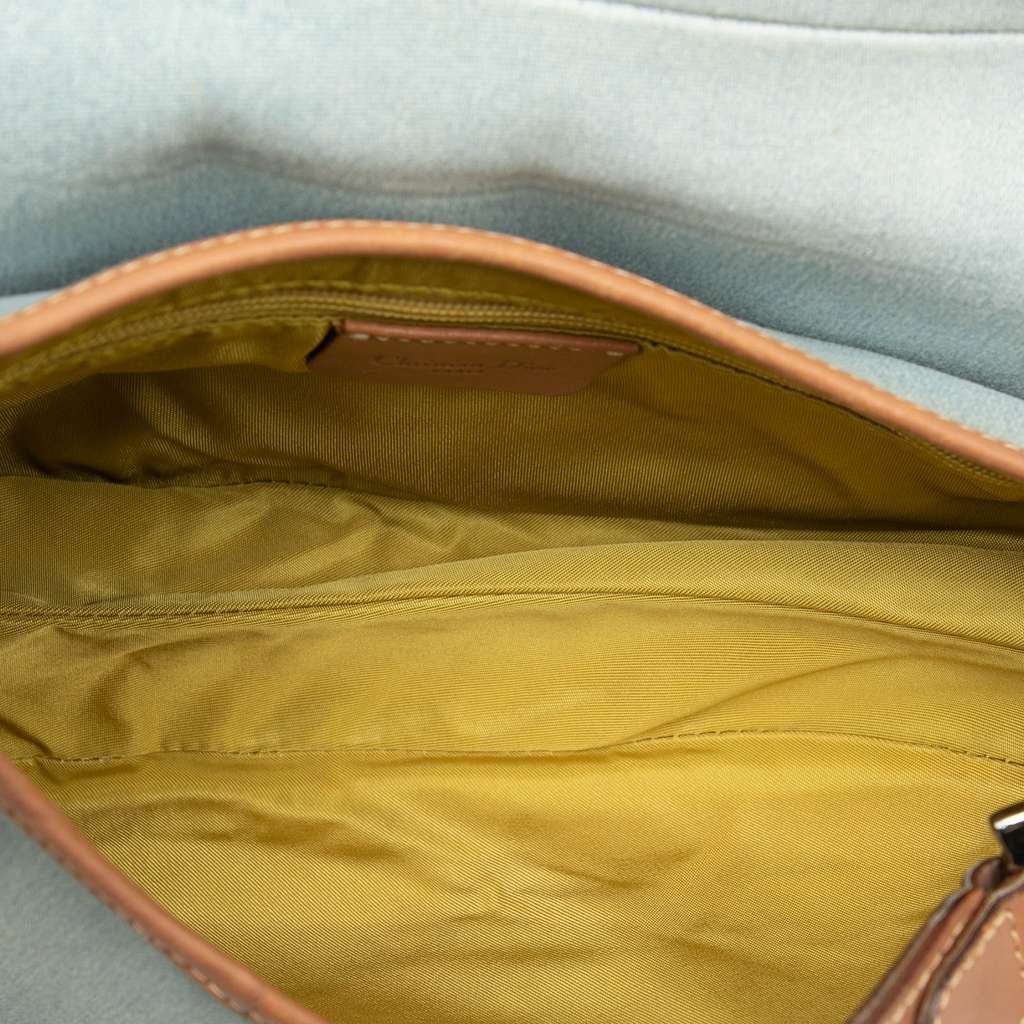 Dior Denim Saddle bag - 4