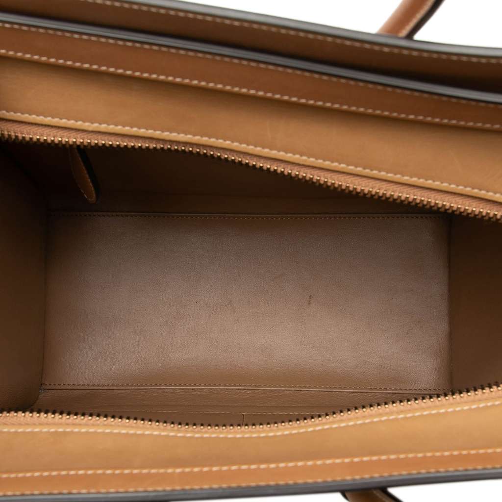 Celine Micro Tricolor Calfskin Luggage Tote - 4