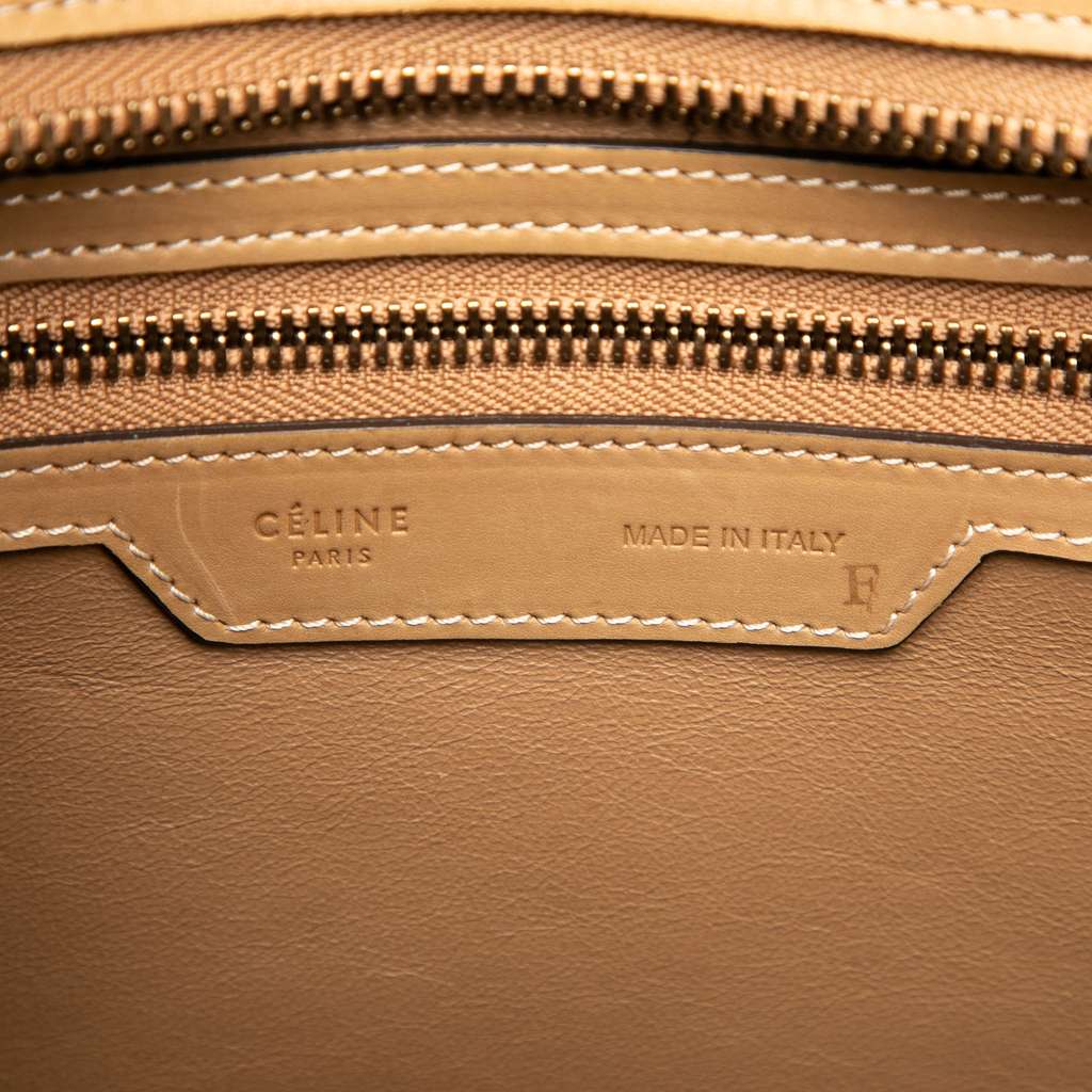 Celine Micro Tricolor Calfskin Luggage Tote - 5