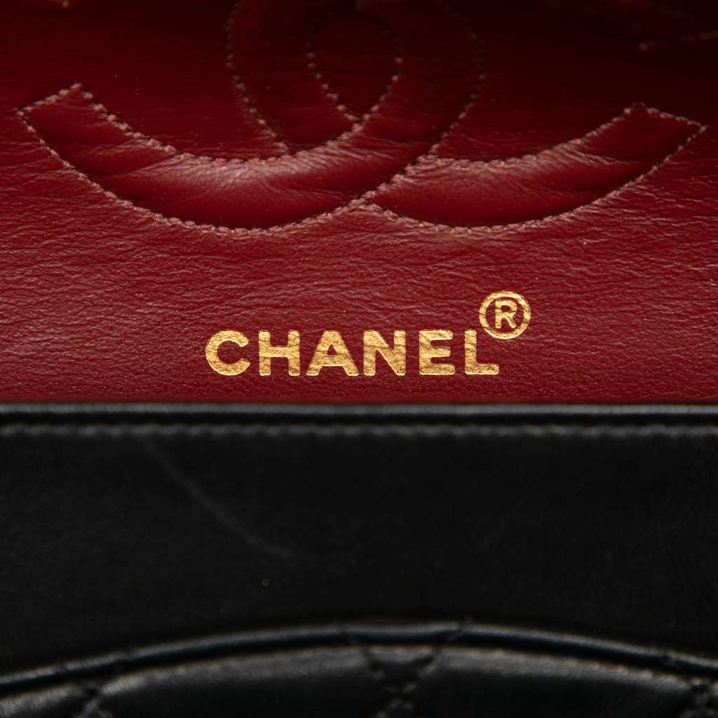 Chanel Medium Classic Lambskin Double Flap - 5