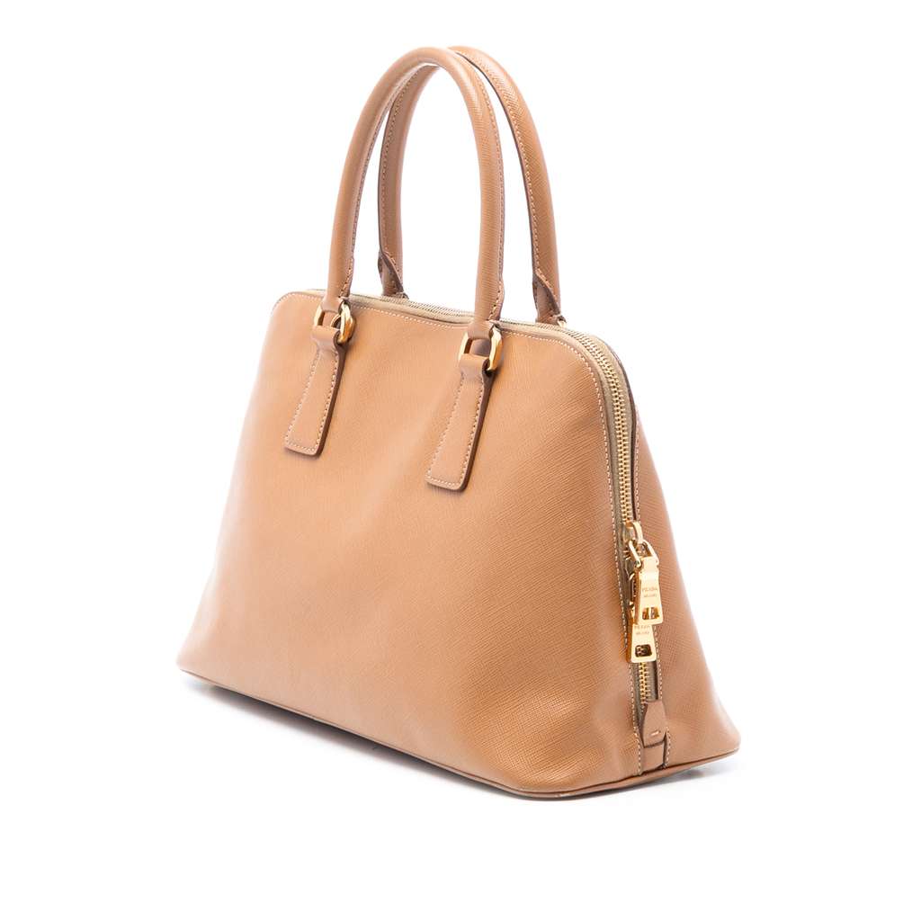 Prada Medium Saffiano Lux Promenade Satchel - 2