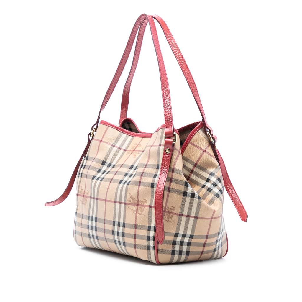 Burberry Small Haymarket Check Coated Canvas Canterbury Tote - 2