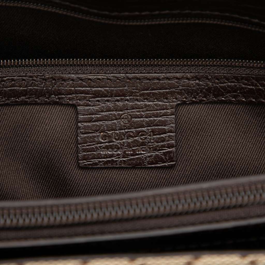 Gucci GG Canvas Bamboo Tote - 5