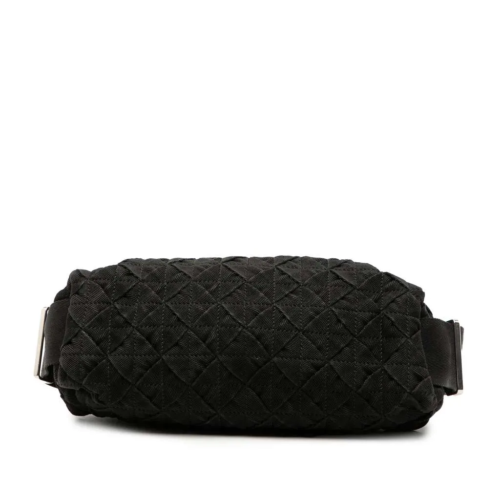 Bottega Veneta Canvas Intrecciato Webbing Belt Bag Black Canvas Very good - Inside View