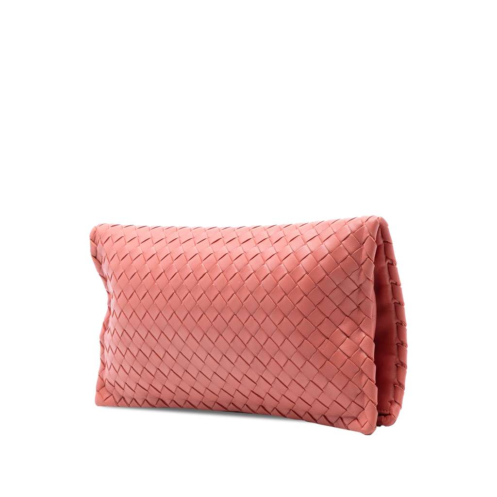 Bottega Veneta Nappa Intrecciato Turn Lock Clutch - 2