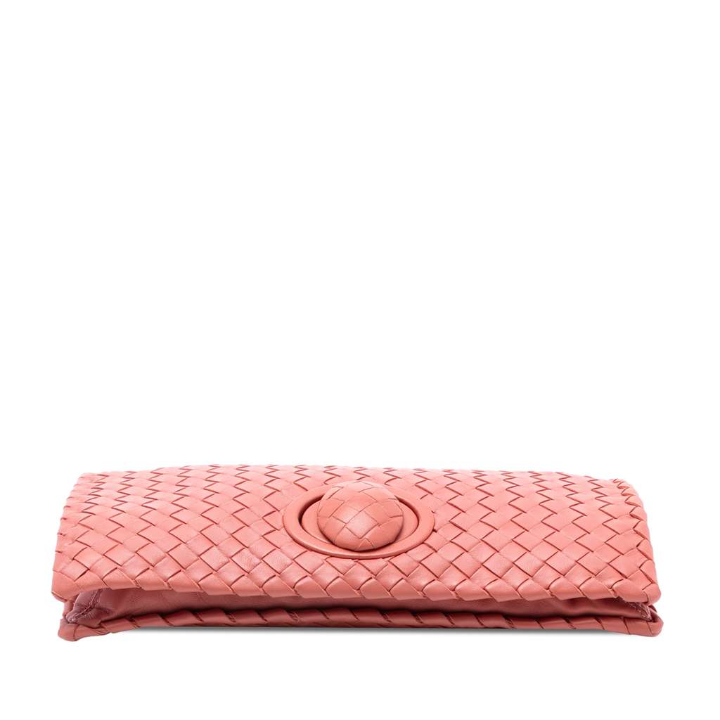 Bottega Veneta Nappa Intrecciato Turn Lock Clutch - 3