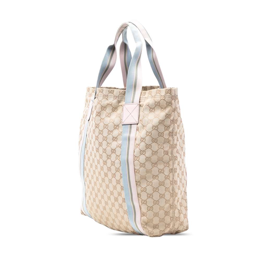 Gucci GG Canvas Web Tote - 2
