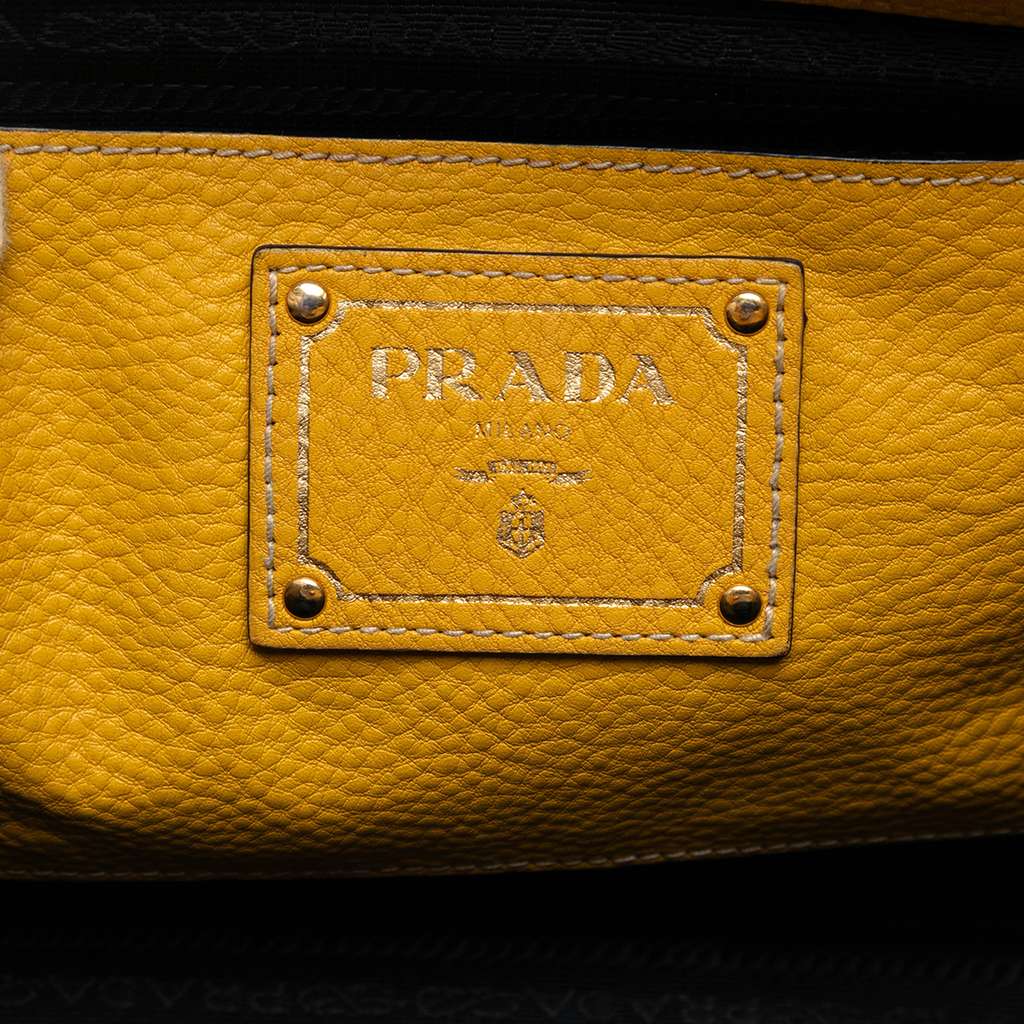 Prada Vitello Daino Open Convertible Tote - 5