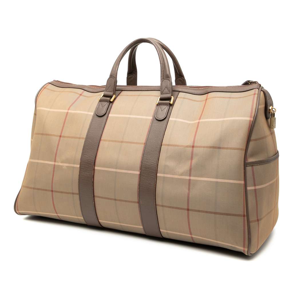 Burberry Vintage Check Canvas Travel Bag - 2