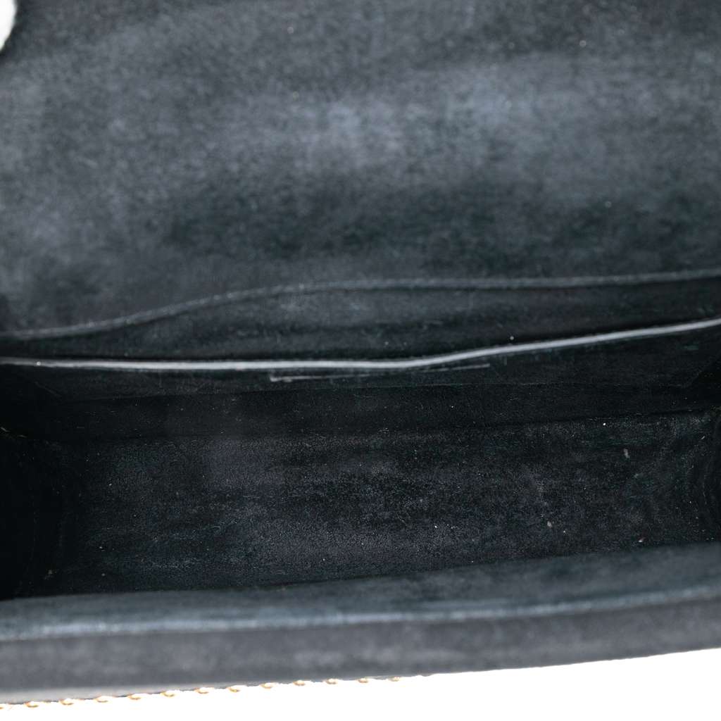 Saint Laurent Medium Studded Suede Monogram Sulpice Crossbody - 4