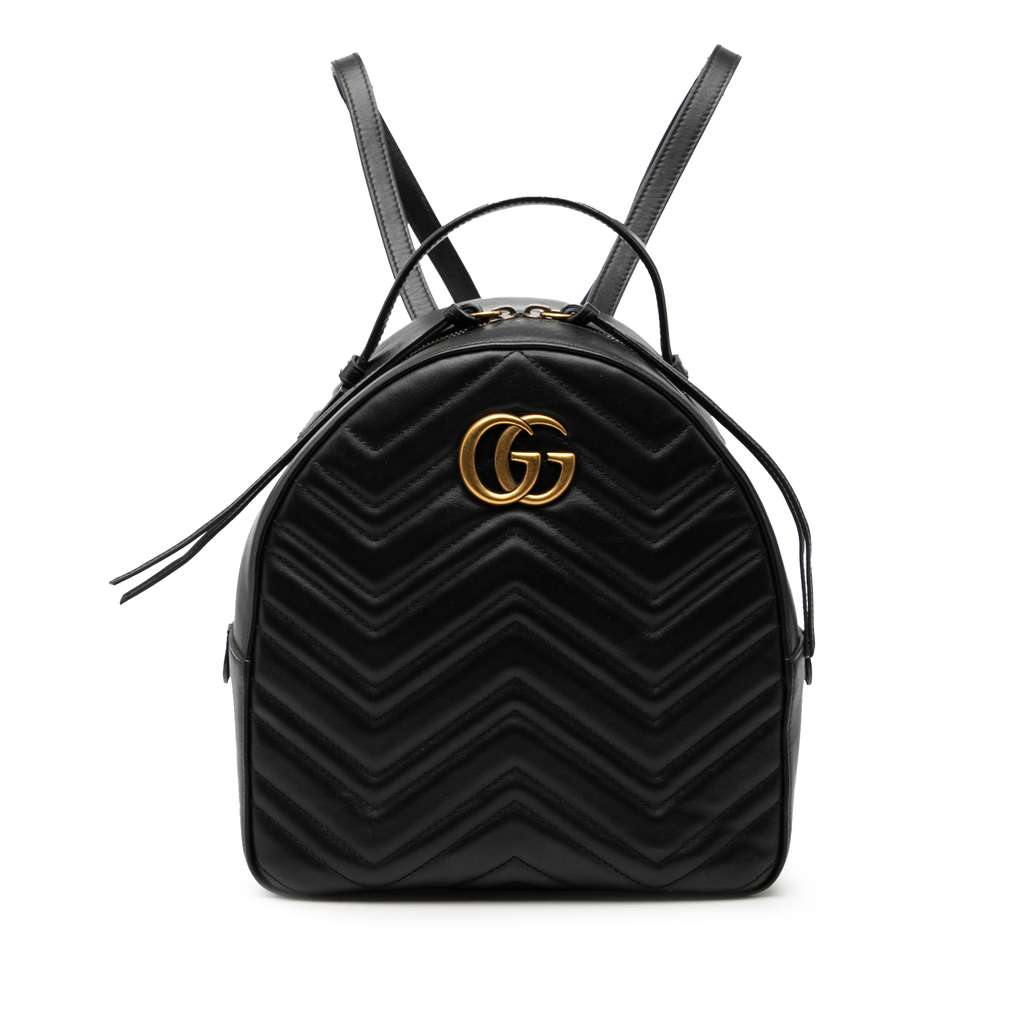 Gucci Small GG Marmont Matelasse Leather Backpack