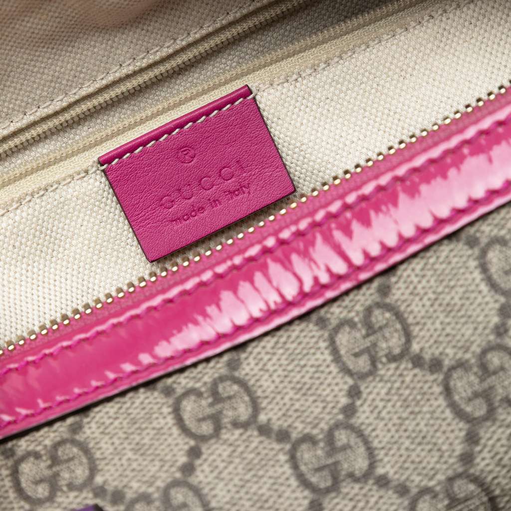 Gucci Limited Edition Small Multicolor GG Supreme Boston Bag - 5