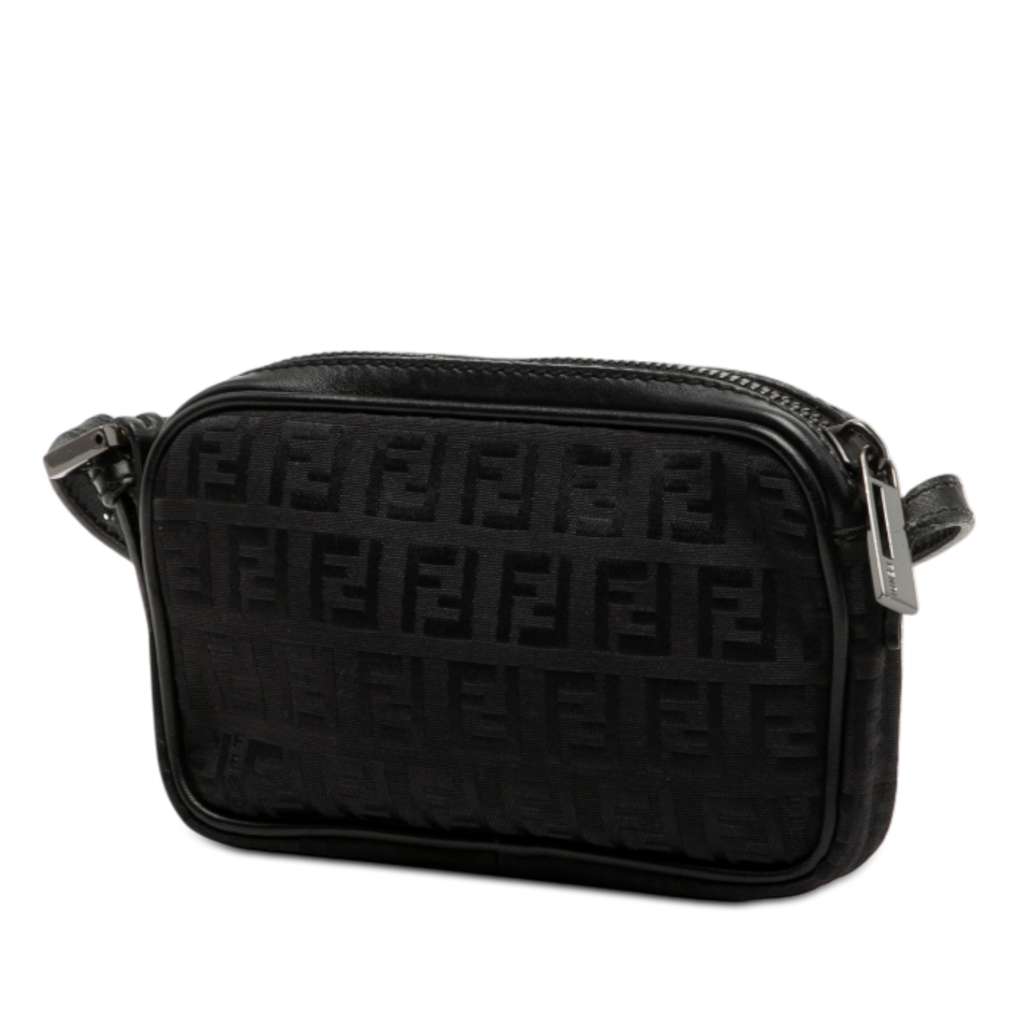 Fendi Mini Zucchino Canvas Zip Crossbody - 2