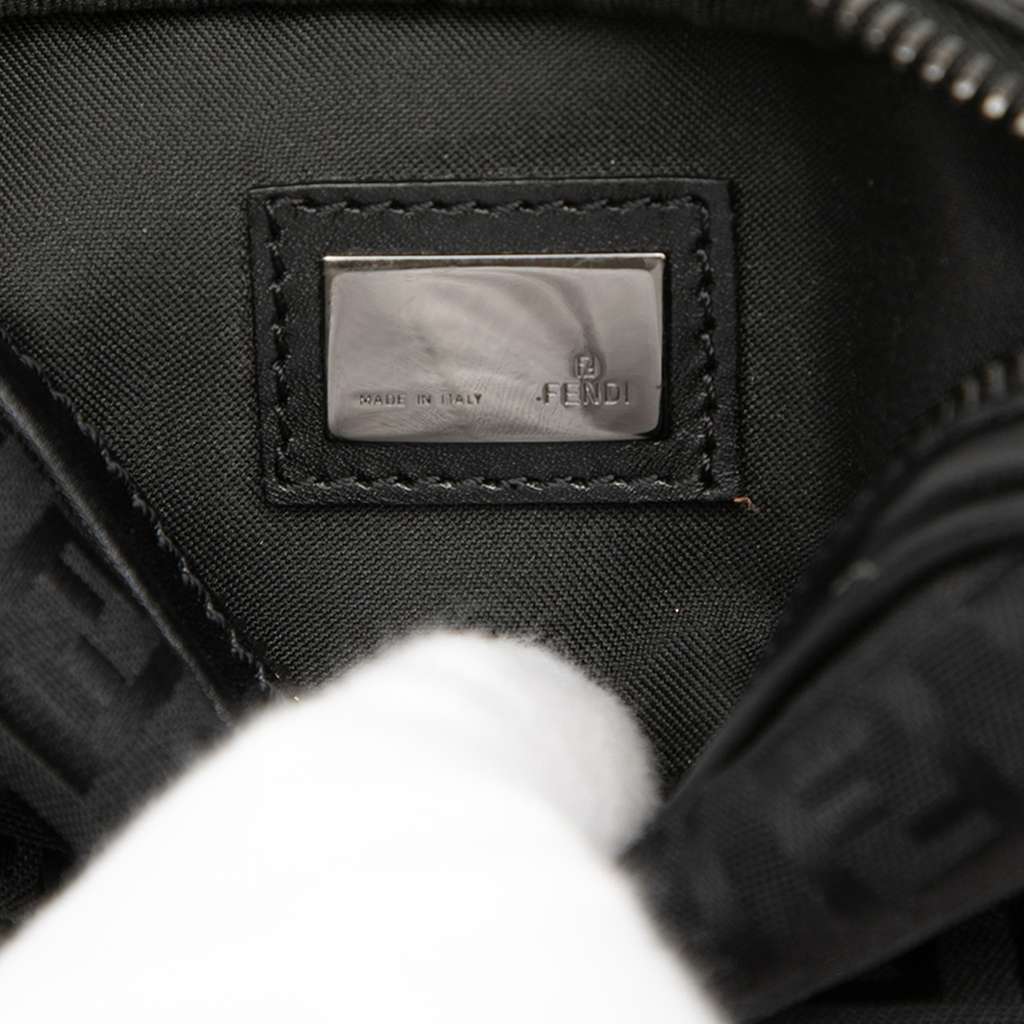 Fendi Mini Zucchino Canvas Zip Crossbody - 5