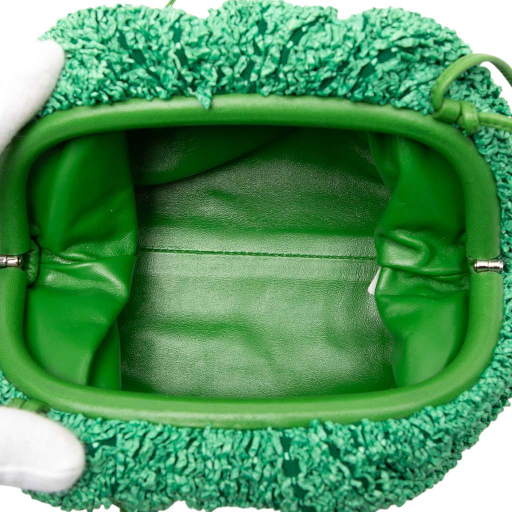 Bottega Veneta Boucle Raffia The Mini Pouch Crossbody - 4