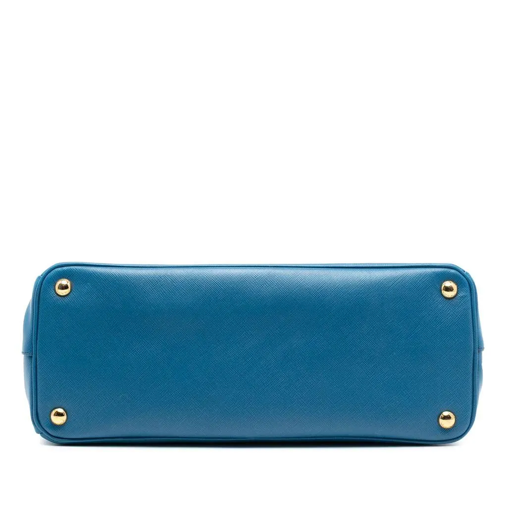 Prada Saffiano Lux Parabole Tote Blue Leather Very good - Inside View