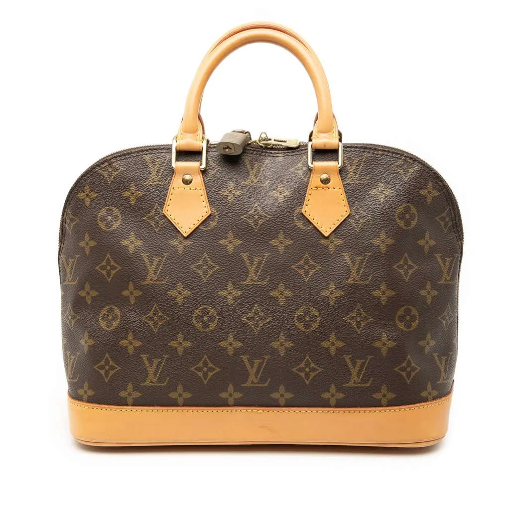 Louis Vuitton Monogram Alma PM Brown Good - Front View