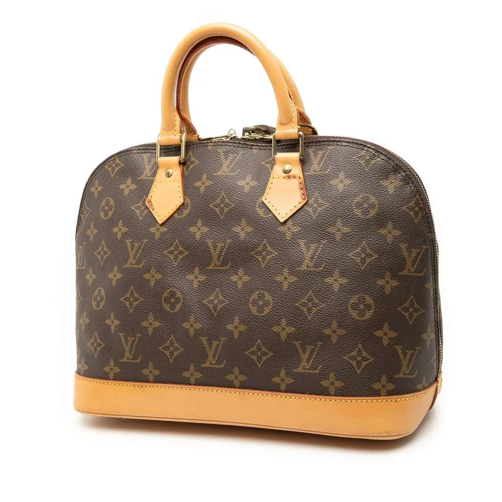 Louis Vuitton Monogram Alma PM Brown Good - Back View