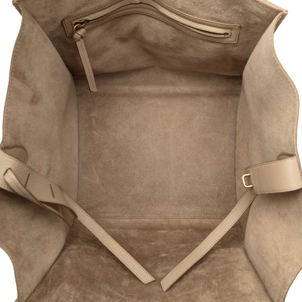 Celine Medium Leather Luggage Phantom Tote - 4