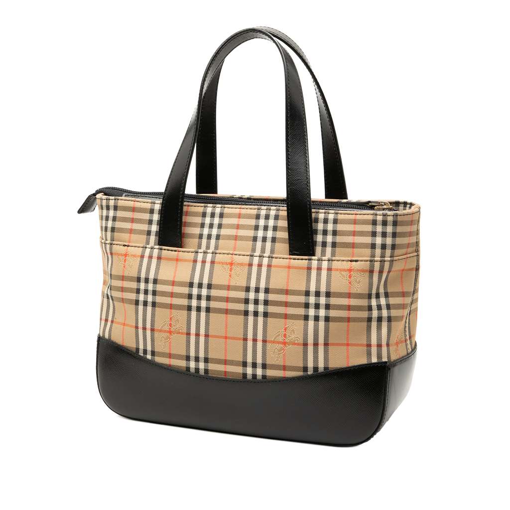 Burberry Haymarket Check Canvas Handbag - 2