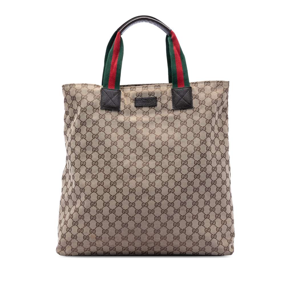 Gucci GG Canvas Web Tote