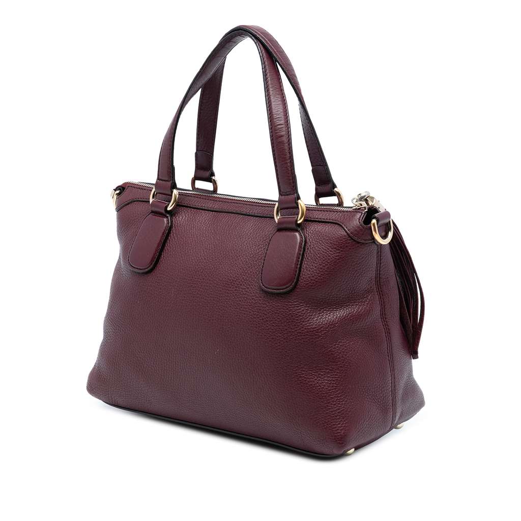 Gucci Small Leather Soho Working Satchel - 2