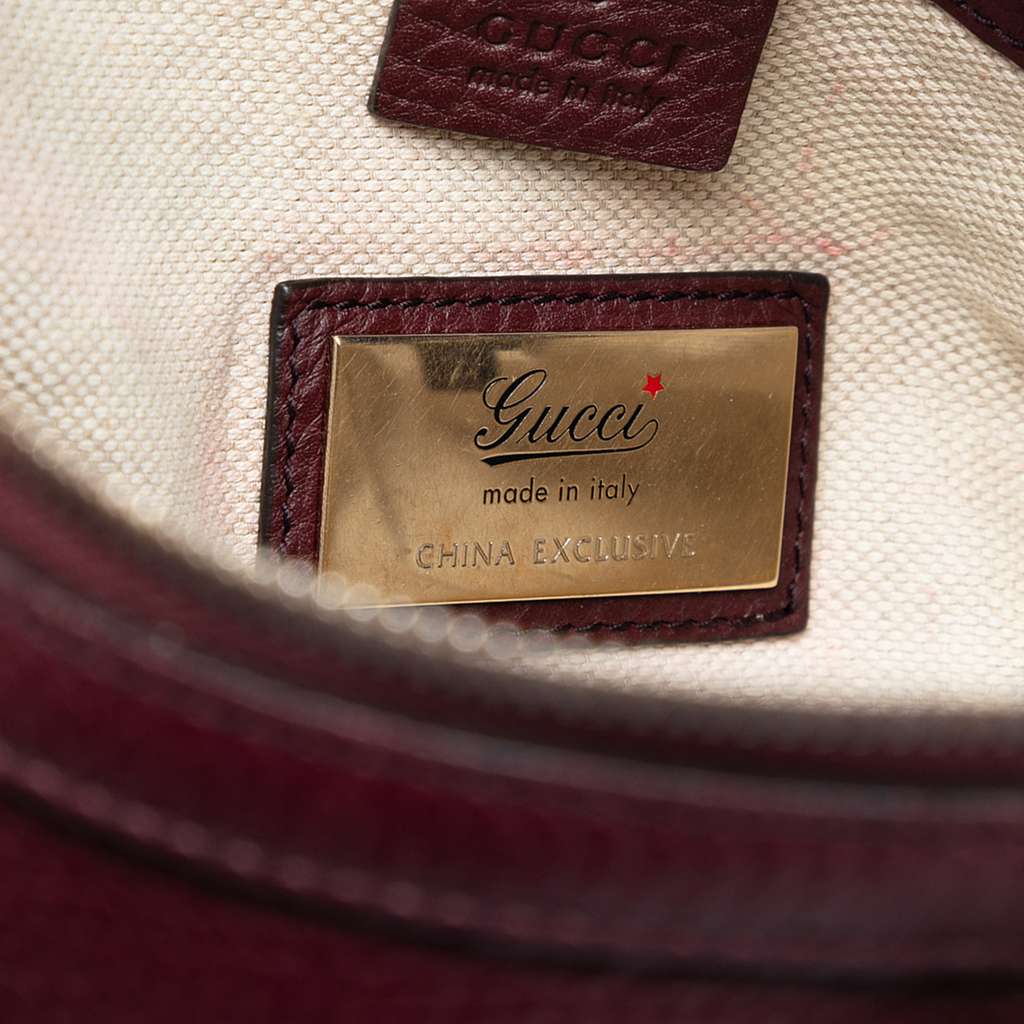 Gucci Small Leather Soho Working Satchel - 5