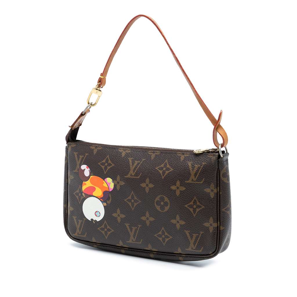 Louis Vuitton Takashi Murakami Monogram Panda Pochette Accessoires - 2