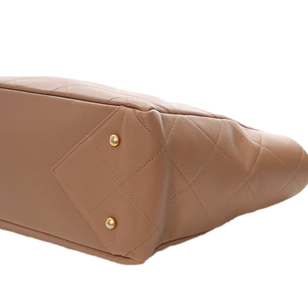 Chanel Quilted Calfskin Turnlock CC Chain Tote - 5