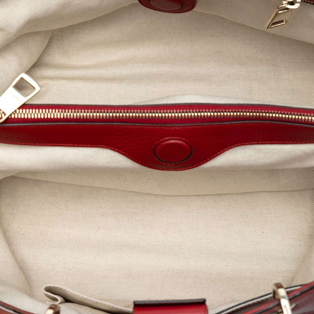 Gucci Large Calfskin Bamboo Shopper Sachel - 4