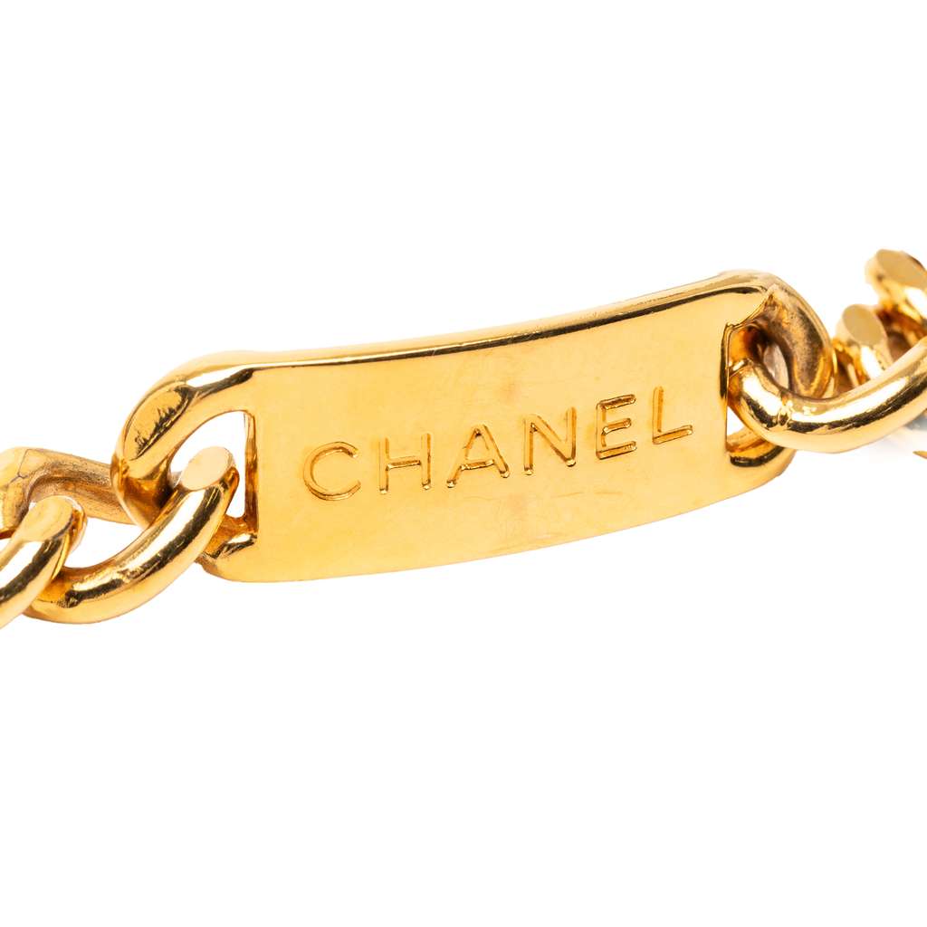Chanel Gold Plated CC Medallion Chain Belt - 3