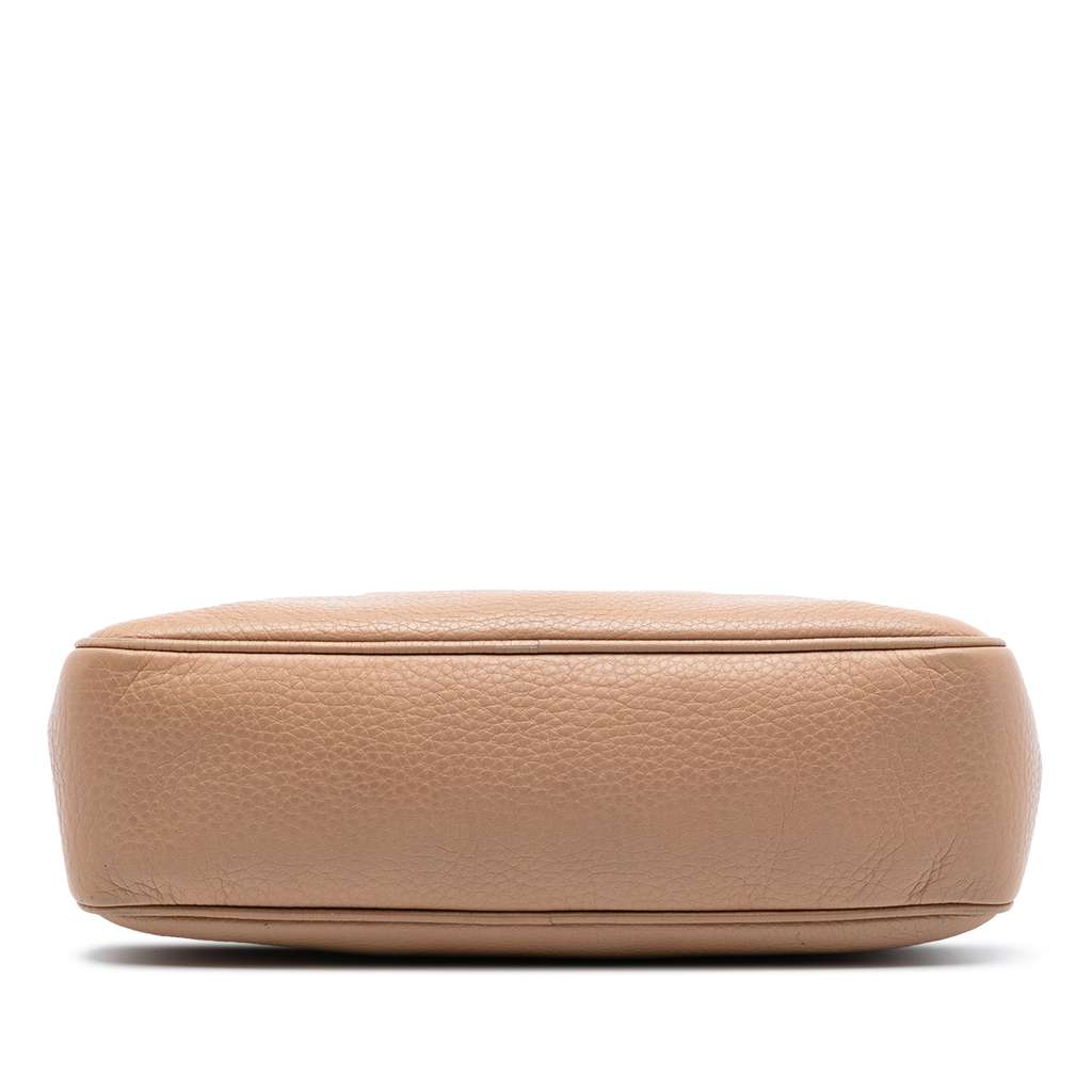 Gucci Pebbled Leather Soho Chain Zip Shoulder Bag - 3