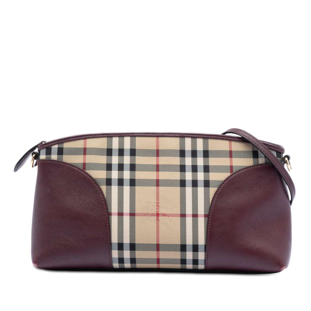 Burberry Haymarket Check Coated Canvas Chichester Crossbody