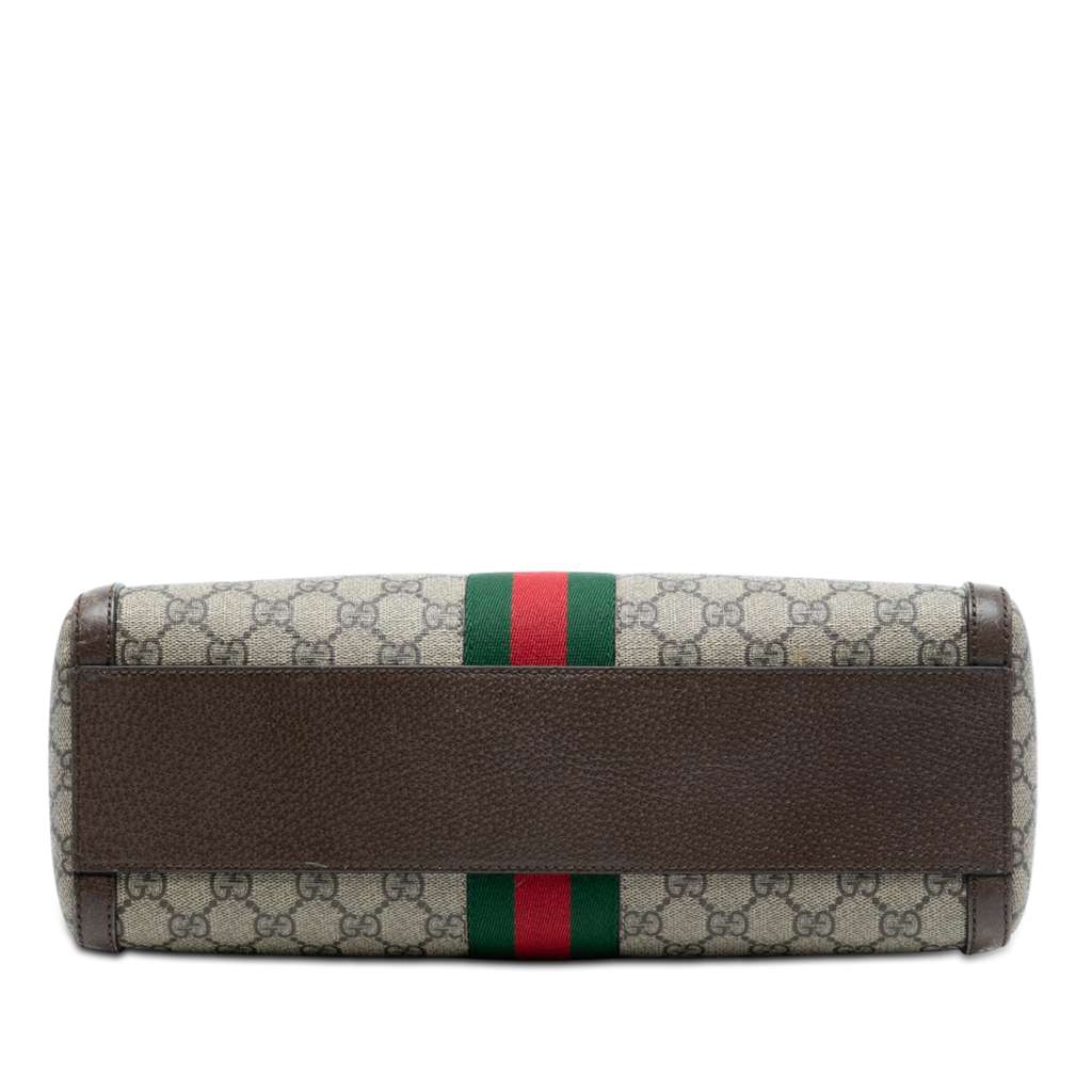 Gucci Medium GG Supreme Ophidia Top Handle Bag - 3