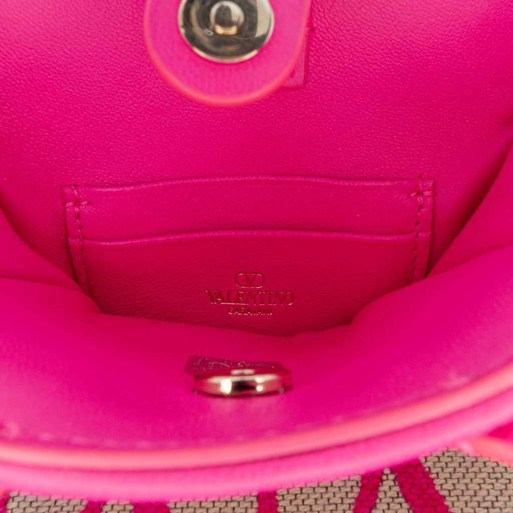 Valentino Leather Trimmed Toile Iconographe Satchel - 5