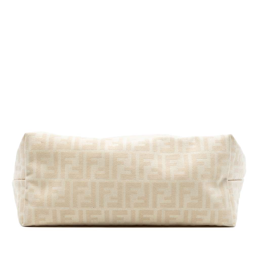 Fendi Medium Zucca Canvas Roll Tote - 3