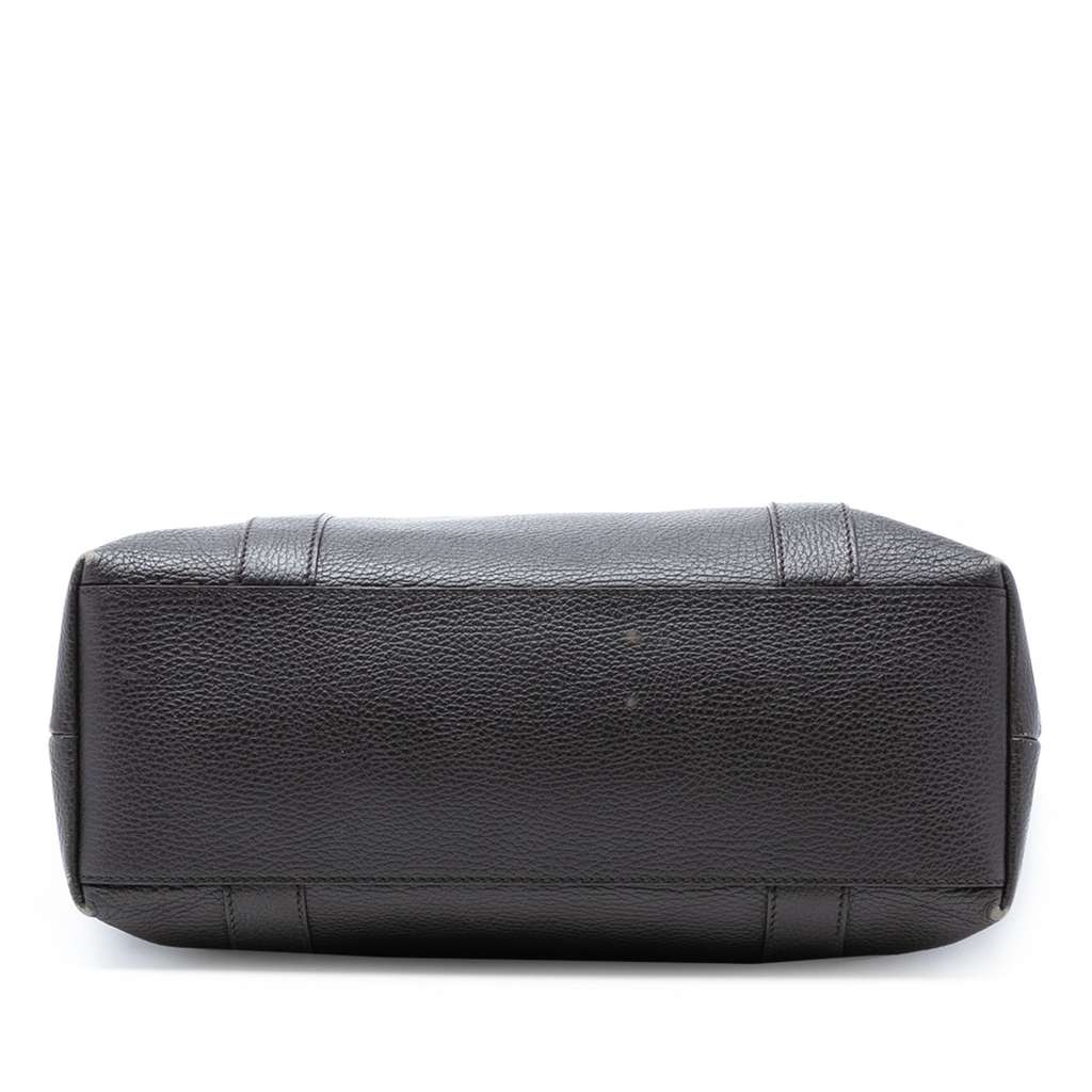 Gucci Grained Calfskin Bamboo Shopper Tote - 3